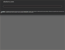Tablet Screenshot of okstore.com